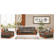 Diseño moderno de los sofás del cuero para la oficina, muebles del sofá de la oficina diseña y vende, fabricante de los muebles de oficina en Foshan (KS13)